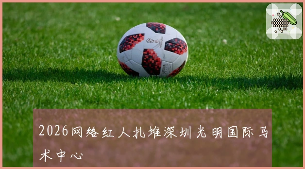 2026网络红人扎堆深圳光明国际马术中心